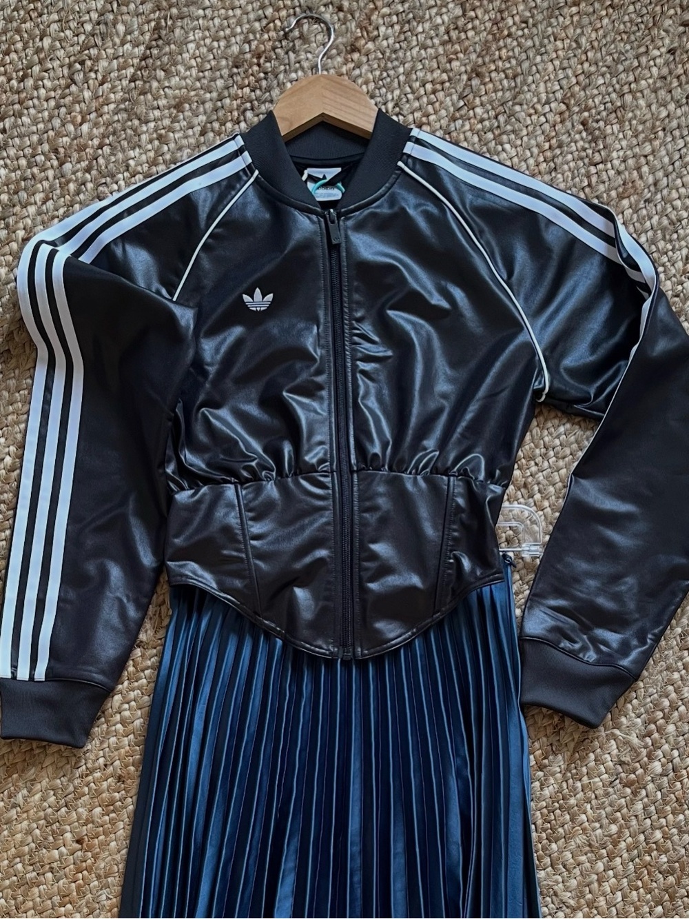 adidas Custom made from original Black Jacket / Small - Picture 3 of 4